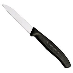 Нож бытовой, кухонный Victorinox Swissclassic (лезвие: 80мм), черный 6.7403