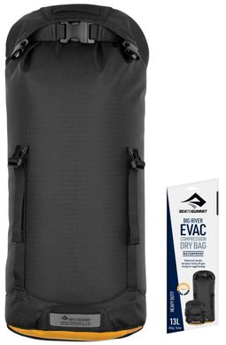 Компресійний гермочохол Evac Compression Dry Bag HD, Jet Black, 13 л від Sea to Summit (STS ASG011041-050102)