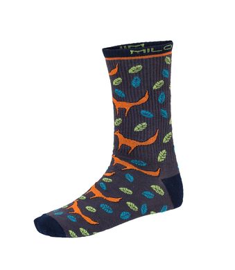 LEVAN grey/abyss blue/orange XL (45-47) шкарпетки (Milo)