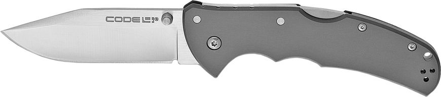 Нож Cold Steel Code 4 Clip Point (S35VN), сталь - S35VN, рукоятка - алюминий 6061, 2-хсторонняя клипса, длина клинка - 89 мм, длина общая - 216 мм