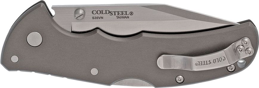 Ніж Cold Steel Code 4 Clip Point (S35VN), сталь - S35VN, руків’я - алюміній 6061, 2-хсторонняя кліпса, довжина клинка - 89 мм, довжина загальна - 216 мм