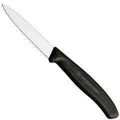 Нож бытовой, кухонный Victorinox Swissclassic (лезвие: 80мм), черный 6.7603