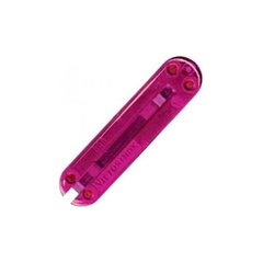 Накладка на ручку ножа Victorinox (58мм), ззаду, прозора рожева C6205.T4