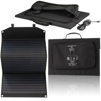 Портативное зарядное устройство для солнечной панели Bresser Mobile Solar Charger 90 Watt USB DC (3810060)
