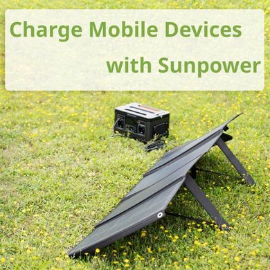 Портативное зарядное устройство для солнечной панели Bresser Mobile Solar Charger 90 Watt USB DC (3810060)