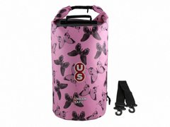 US1005P-Butterfly Urban Safe 20 Litre Dry Tube Pink Butterfly гермомешок (OverBoard)
