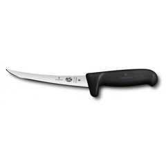 Нож бытовой, кухонный Victorinox Fibrox Boning Flex c Safety Grip (лезвие: 150мм), черный 5.6613.15M
