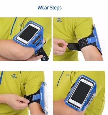 Чехол для телефона на руку Arm bag L (5 inch) NH16Y008-B sea blue 6927595752807