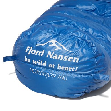 Спальний мішок пуховий Fjord Nansen NORDKAPP 500 MID (0 ° С), 178 см - Left Zip, blue (5908221349371)
