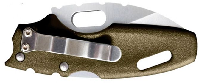 Нож Cold Steel Mini Tuff Lite Green, сталь - 4034SS, рукоять - Griv-Ex™, общая длина - 127 мм, длина клинка - 50,8 мм