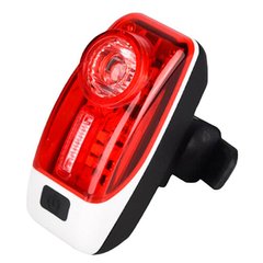 Задний фонарь для велосипеда XH-207 (0,5W+3xSMD, 5 режимов, USB), комплект