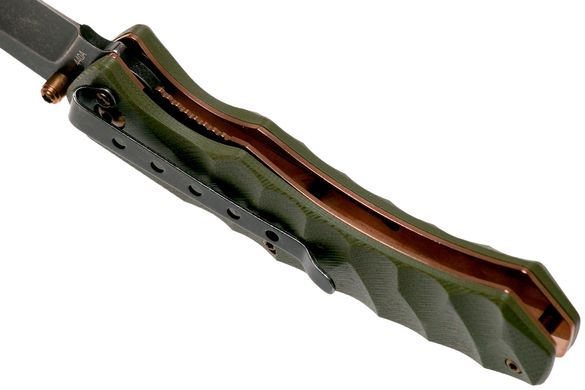 Ніж Boker Magnum Iguanodon, сталь - 440A, руків’я - G-10, довжина клинка - 80 мм, загальна довжина - 195 мм