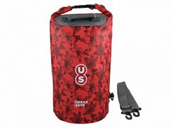 US1005R-FLOWERS Urban Safe 20 Litre Dry Tube Red Flowers гермомішок (OverBoard)