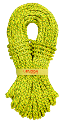 Динамічна мотузка Tendon Ambition 9.8 CS, Yellow/Green, 60м (TND D098TR41C060C)