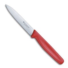 Нож бытовой, кухонный Victorinox (длина: 210мм, лезвие: 110мм), красный 5.0701