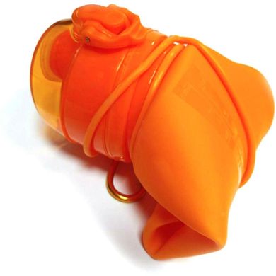 Бутылка складная силиконовая Tramp TRC-094 (0.7л), оранжевая