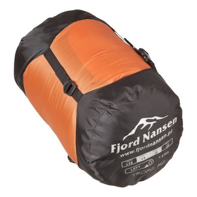 Спальный мешок Fjord Nansen TROMS MID SBS (1/-5°С), 178 см - Left Zip, orange (5908221355839)
