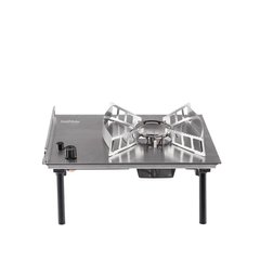 Газова кемпінгова плита Naturehike Outdoor Table Furnace Q-9E NH19PJ002 silver