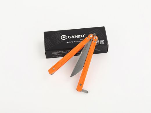 Нiж-метелик (балiсонг) Ganzo G766-OR