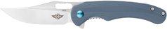 Нож Olight Oknife Splint Grey, рукоять - G10, сталь - N690, общая длина - 176 мм. длина клинка - 75 мм, клипса