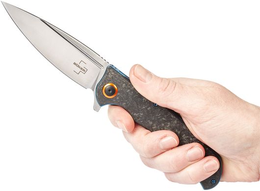 Нож Boker Plus Nubilum, сталь - D2, рукоять - карбон, длина клинка - 91 мм, длина общая - 210 мм