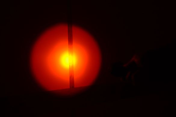 Дифузор фільтр для ліхтарів Nitecore NFR60 (60mm), червоний