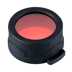 Дифузор фільтр для ліхтарів Nitecore NFR32 (32mm), червоний