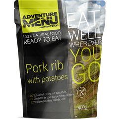 Свиняче ребро з відвареною картоплею Adventure Menu Pork rib with potatoes (AM 686)