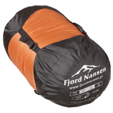 Спальный мешок Fjord Nansen TRONDELAND XL SBS (-3/-9°С), 195 см - Left Zip, orange (5908221355709)