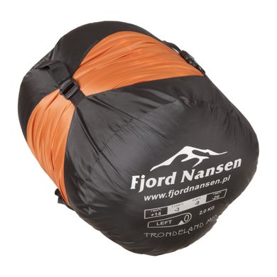 Спальный мешок Fjord Nansen TRONDELAND XL SBS (-3/-9°С), 195 см - Left Zip, orange (5908221355709)