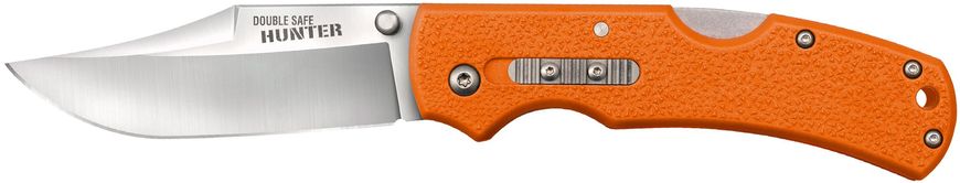 Ніж Cold Steel Double Safe Hunter Orange, загальна довжина - 215 мм, довжина клинка - 95 мм, руків’я - GFN, клинок - 8Cr13MoV, кліпса