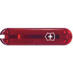 Накладка на ручку ножа Victorinox (58мм), передняя, прозрачная красная C6200.T3