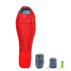 Спальный мешок Pinguin Comfort (-1/-7°C), 195 см - Left Zip, Red (PNG 215.195.Red-L)