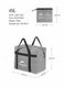 Сумка-баул Outdoor storage bag Updated 45 л NH17S021-M dark grey 6927595724897