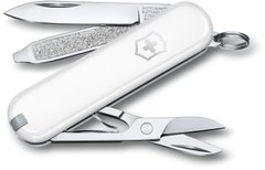 Складной нож Victorinox CLASSIC SD Colors Falling Snow 58мм/1сл/7функ/бел /ножн Vx06223.7G
