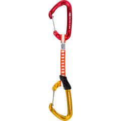2E692FO C0S Fly-Weight EVO Red and Gold colour carabiners DY sling 10 mm/12 cm white/red