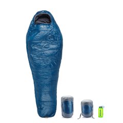 Спальный мешок Pinguin Topas (-1/-7°C), 195 см - Right Zip, Blue (PNG 231458) 2020