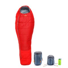 Спальный мешок Pinguin Comfort (-1/-7°C), 195 см - Right Zip, Red (PNG 215.195.Red-R)