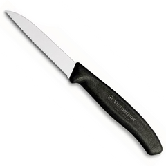 Нож бытовой, кухонный Victorinox Swissclassic Paring (80мм), черный 6.7433