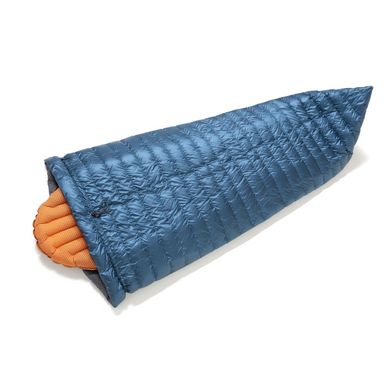 Спальный мешок-одеяло пуховое Turbat POLONYNA blue/yellow - синий/желтый - UNI