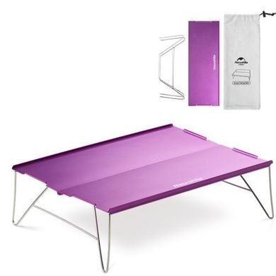 Столик похідний Compact Table 340х250 мм NH17Z001-L purple 6927595729465