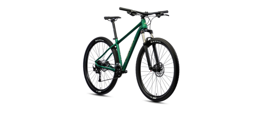 Велосипед Merida BIG.NINE 100-2X, L (18.5), MATT GREEN(CHAMPAGNE)