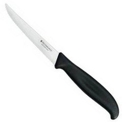 Нож бытовой, кухонный Victorinox Steak (лезвие: 110мм), черный 5.1203