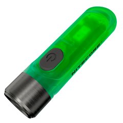 Ліхтар наключний Nitecore TIKI GITD (Osram P8+UV, 300 люмен, 7 режимів, USB), люмінесцентний