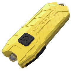Ліхтар наключний Nitecore TUBE v2.0 (1 LED, 55 люмен, 2 режими, USB), жовтий