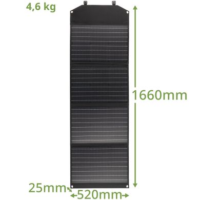 Портативное зарядное устройство для солнечной панели Bresser Mobile Solar Charger 120 Watt USB DC (3810070)