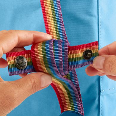Рюкзак Fjallraven Kanken Rainbow Mini, Air Blue/Rainbow Pattern, (7323450690021)