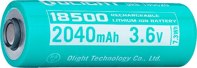 Аккумуляторная батарея Olight ORB-185C20 2040 mAh(18500) для Odin mini