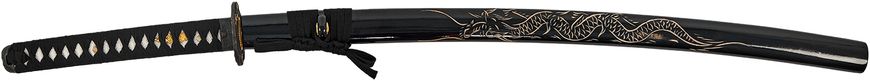 Меч Boker Magnum Yoshida Katana Black, сталь - вуглецева, руків’я - дерево, довжина клинка - 725 мм, довжина загальна - 1010 мм