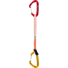2E692DFQ C0S Fly-Weight EVO SET. Red and Gold colour carabiners. New DY sling 10 mm width, white /